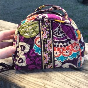Vera Bradley plum crazy jewelry organizer